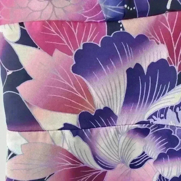 Marciano purple flowered  dress size 2 - Picture 7 of 13